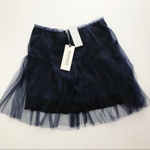 Rodarte for Target Navy Tulle Mini Skirt.